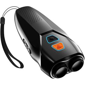 Dog Barking Control Devices Dual Sensor Anti Barking Device with Training/Deterrent Modes Dog Whistle to Stop Barking Ultrasonic Dog Barking Dete (Color: black)