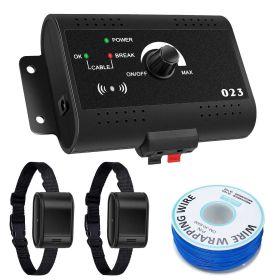 Electric Dog Fence System With Collar & Wire / Collar Receiver Only / Wire Only / Wire Pro Only, Options (Size: DogFenceSystem)